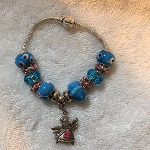 Breast Cancer Angel Bracelet